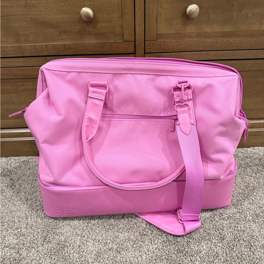 Beis Weekender Bag - Berry Pink